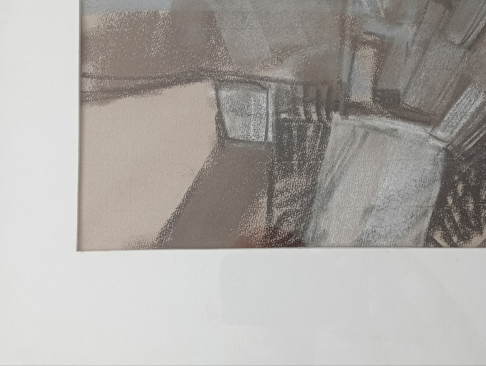 Abstracte compositie 20e eeuw, Antiek en Kunst, Kunst | Tekeningen en Foto's, Ophalen of Verzenden