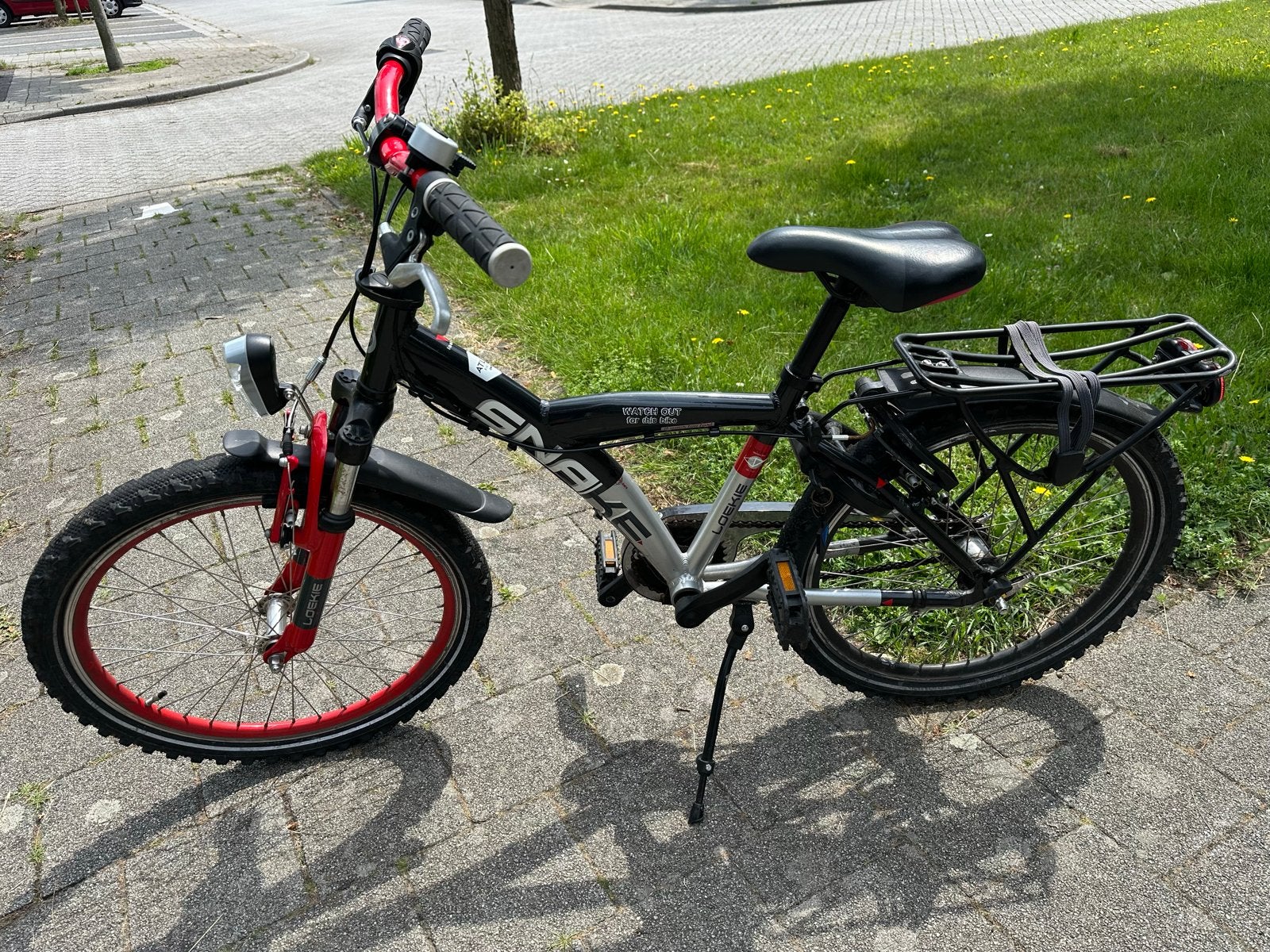 Loeki Snake 22” jongensfiets - Stoer en klaar voor avontuur!, Ophalen, Gebruikt, Terugtraprem, Versnellingen