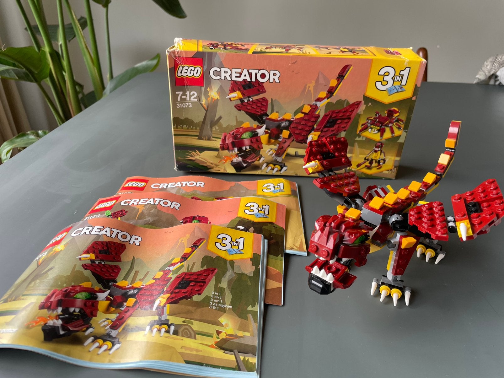 Lego Creator 31073 Mythische wezens 3-in-1, Gebruikt, Lego, Inclusief instructies, Ophalen of Verzenden