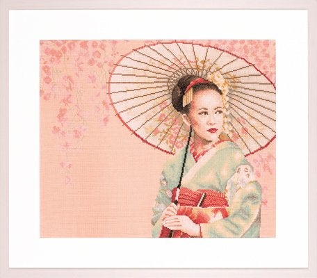 Borduurpakket Lanarte Geisha 34968, ., Nieuw, Ophalen of Verzenden, .