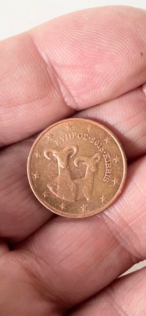 munt:  0,05 €  CYPRUS, Ophalen of Verzenden, Cyprus, 5 cent, Losse munt