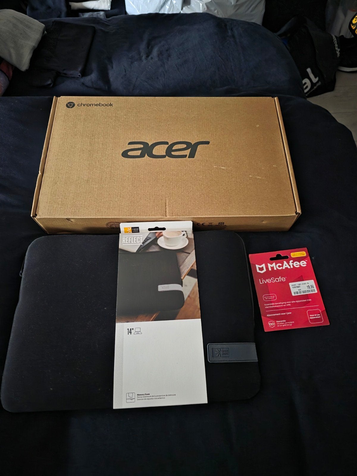 Nieuwe Acer Chromebook Spin 314 met hoes en McAfee, Computers en Software, Chromebooks, Ophalen of Verzenden, Nieuw, 14 inch, Acer