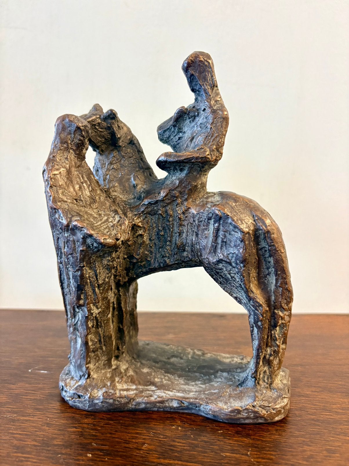 Origineel bronzen beeld Mari Andriessen – Heilige Elisabeth, Ophalen of Verzenden, Zo goed als nieuw