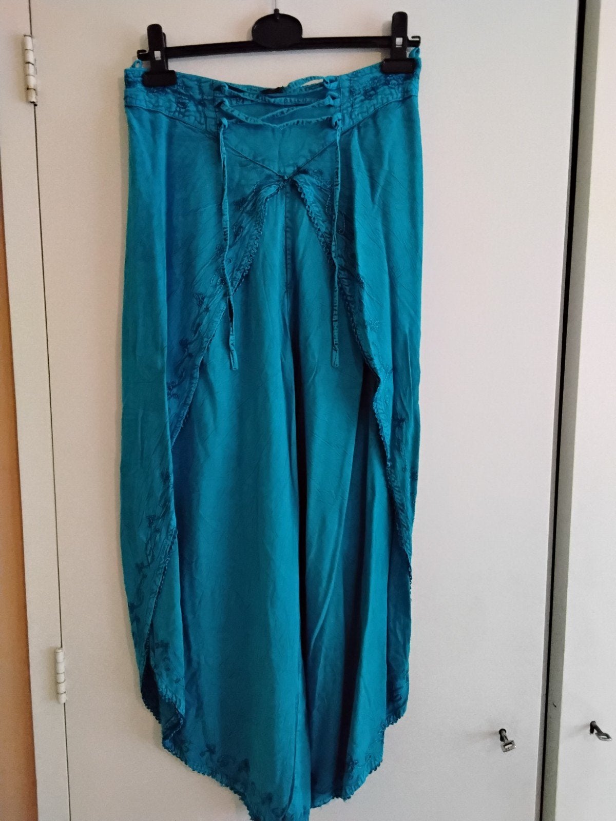 Prachtige broek Indiaas free size, Ophalen of Verzenden, Zo goed als nieuw, Maat 34 (XS) of kleiner, Lang