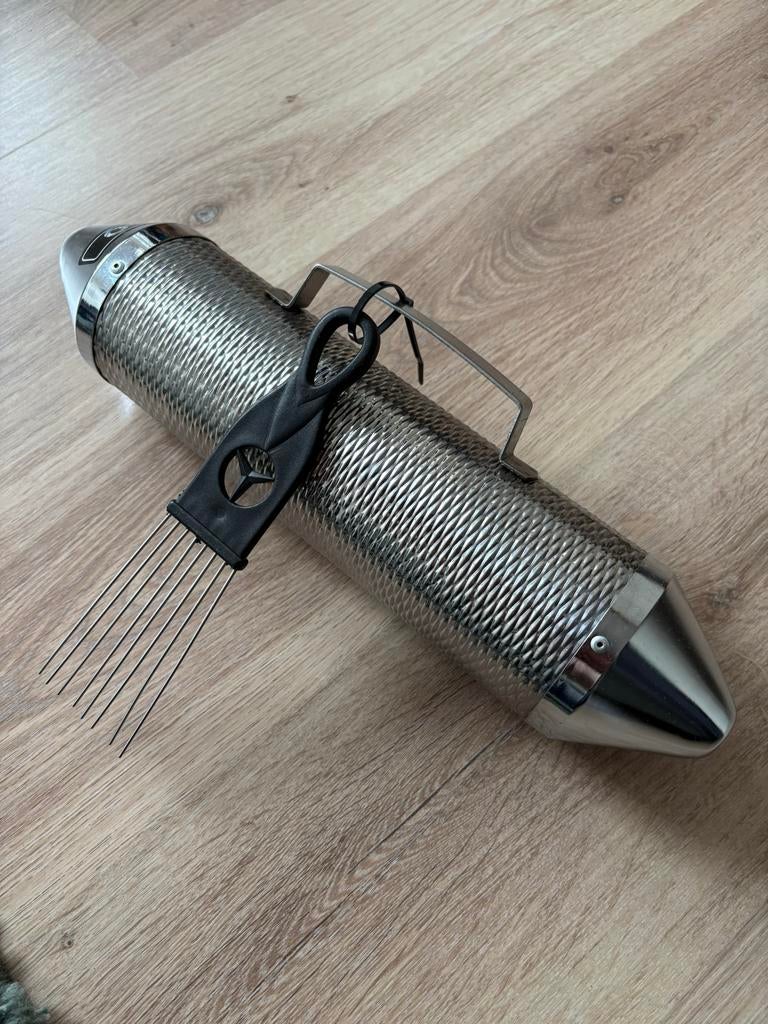 Metalen Guiro/Shaker voor Salsa Percussie - 37 cm, Ophalen, Gebruikt, Overige soorten