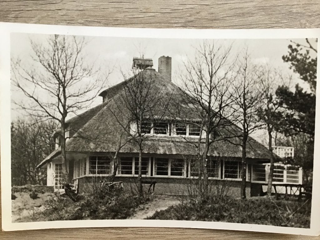 Oude ansichtkaart Natuurvriendenhuis De Hondsrug 1963, Verzamelen, Ophalen of Verzenden, 1960 tot 1980, Gelopen, Groningen