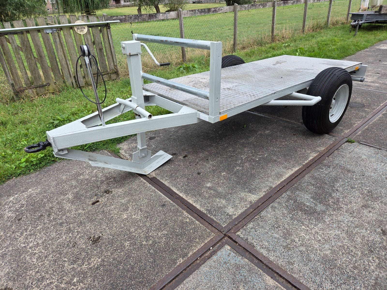 oprij/bakkenwagen/ agrarisch/aanhanger., Auto diversen, Aanhangers en Bagagewagens, Ophalen, Zo goed als nieuw