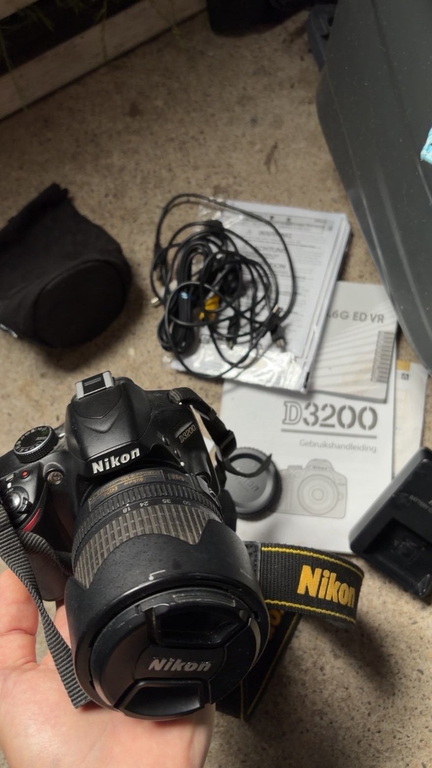 Nikon D3200 Spiegelreflexcamera in goede staat, Gebruikt, Spiegelreflex, Ophalen of Verzenden, Nikon