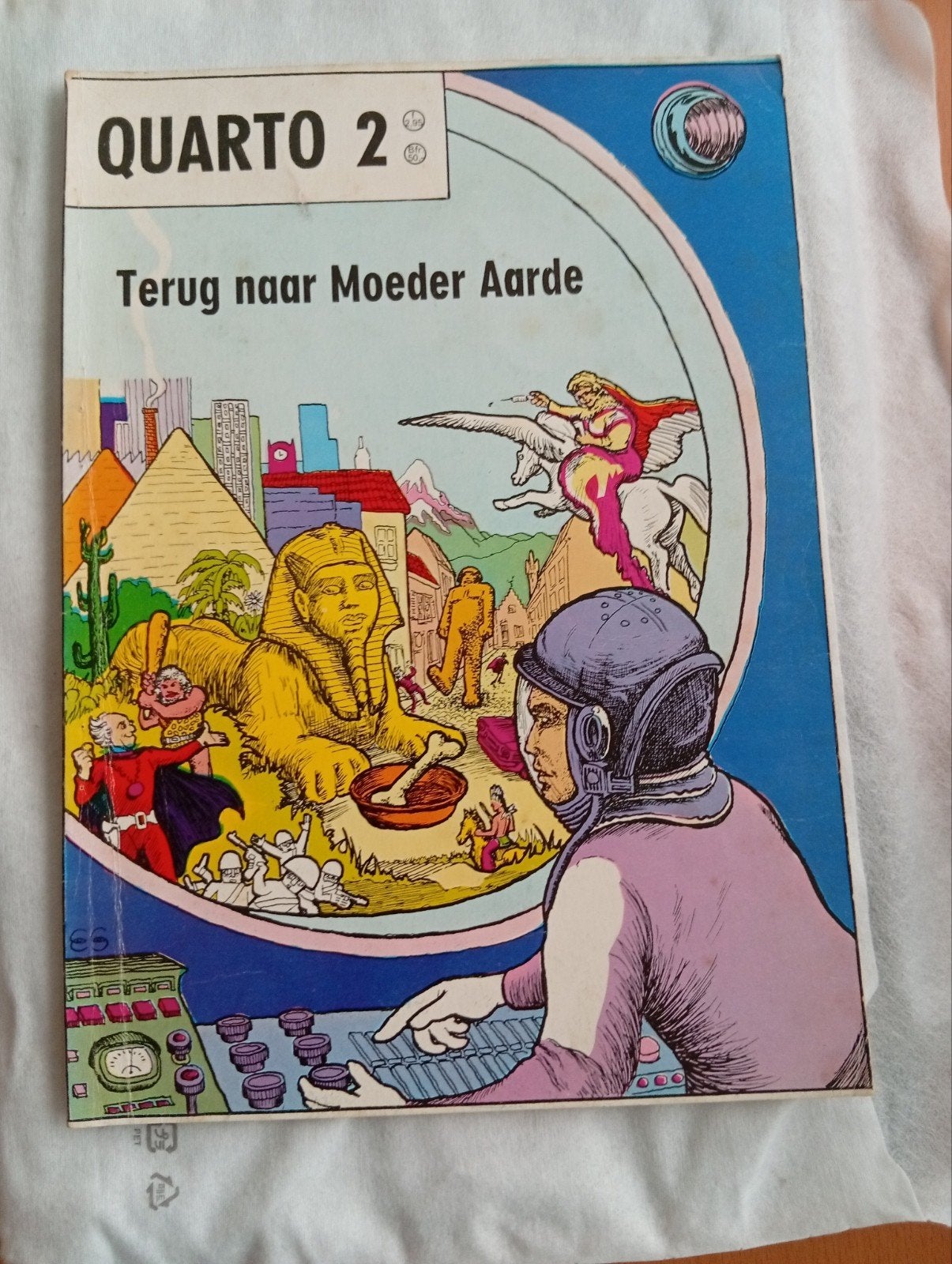 Quarto 2 Terug naar moeder aarde 1977, Eén stripboek, Ophalen of Verzenden, Gelezen