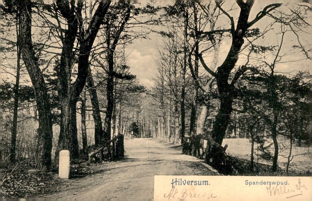 Hilversum Spanderswoud Vivat no 70 # 293, Verzenden, Voor 1920, Gelopen, Noord-Holland