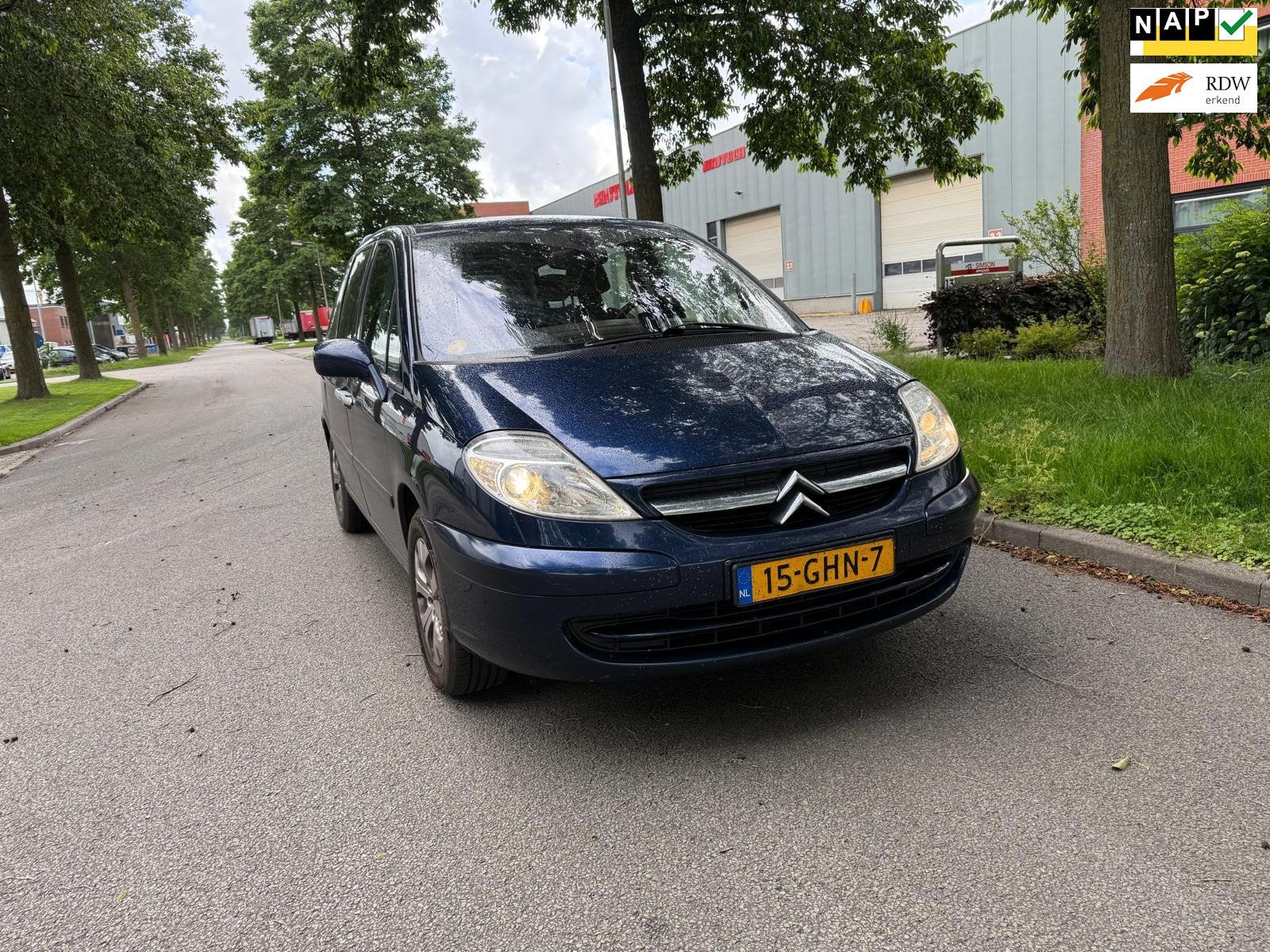 Citroen C8 2.0-16V Ligne Ambiance Luxe 7 persoon complete au, Voorwielaandrijving, Gebruikt, 4 cilinders, Blauw