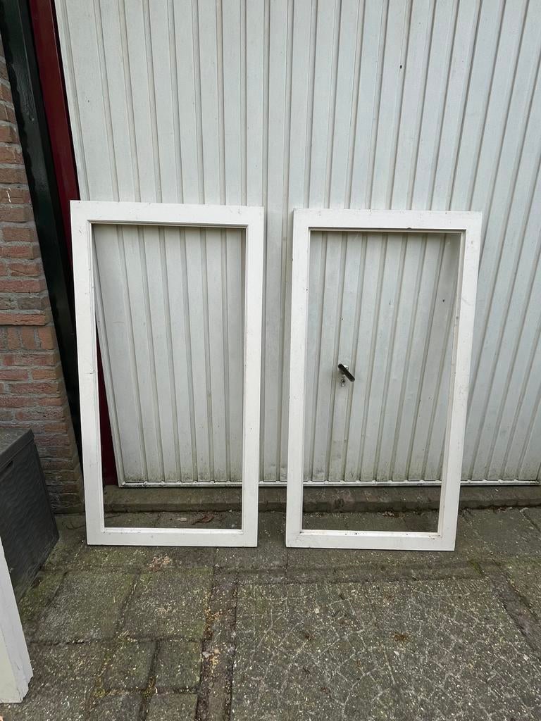 Hardhouten kozijnen, Ophalen, Minder dan 75 cm, Raamkozijn, Zo goed als nieuw