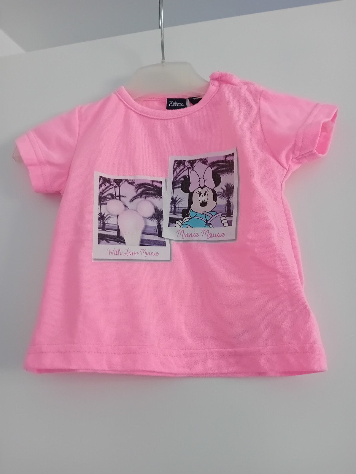 Roze Minnie Mouse T-shirtje maat 68 Zeeman Disney Baby, Kinderen en Baby's, Babykleding | Maat 68, Zeeman, Gebruikt, Meisje, Ophalen of Verzenden