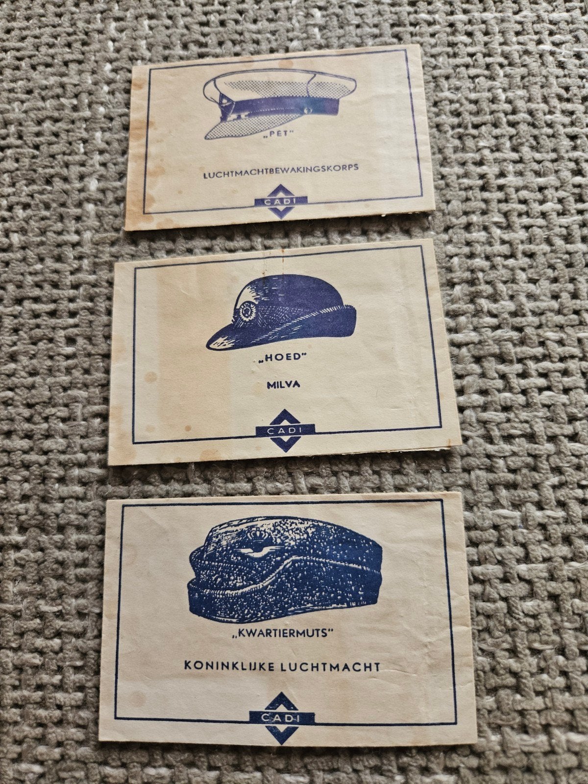 Militaria Hoofddeksels - Luchtmachtbewakingskorps, Ophalen of Verzenden, Luchtmacht, Nederland, Overige typen