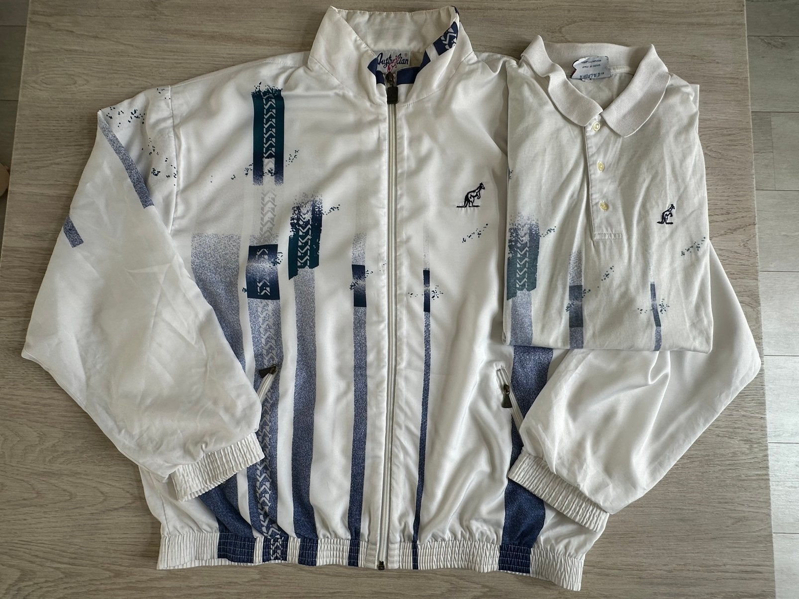 Australian maat 50 met polo, Ophalen of Verzenden, Zo goed als nieuw, Maat 48/50 (M), Blauw