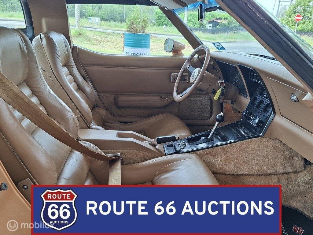 Chevrolet Corvette C3 | 1982 | Route 66 Auctions, Overige carrosserieën, Chevrolet, Zwart, Bedrijf