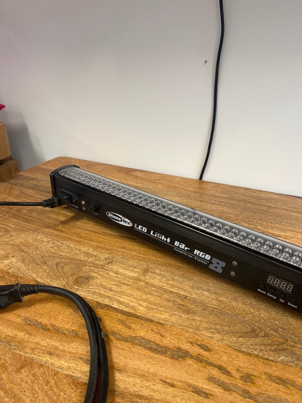 Showtec LED Light Bar RGB - 9 stuks, koppelbaar, 4 standen, Ophalen of Verzenden, Gebruikt, Licht, Kleur