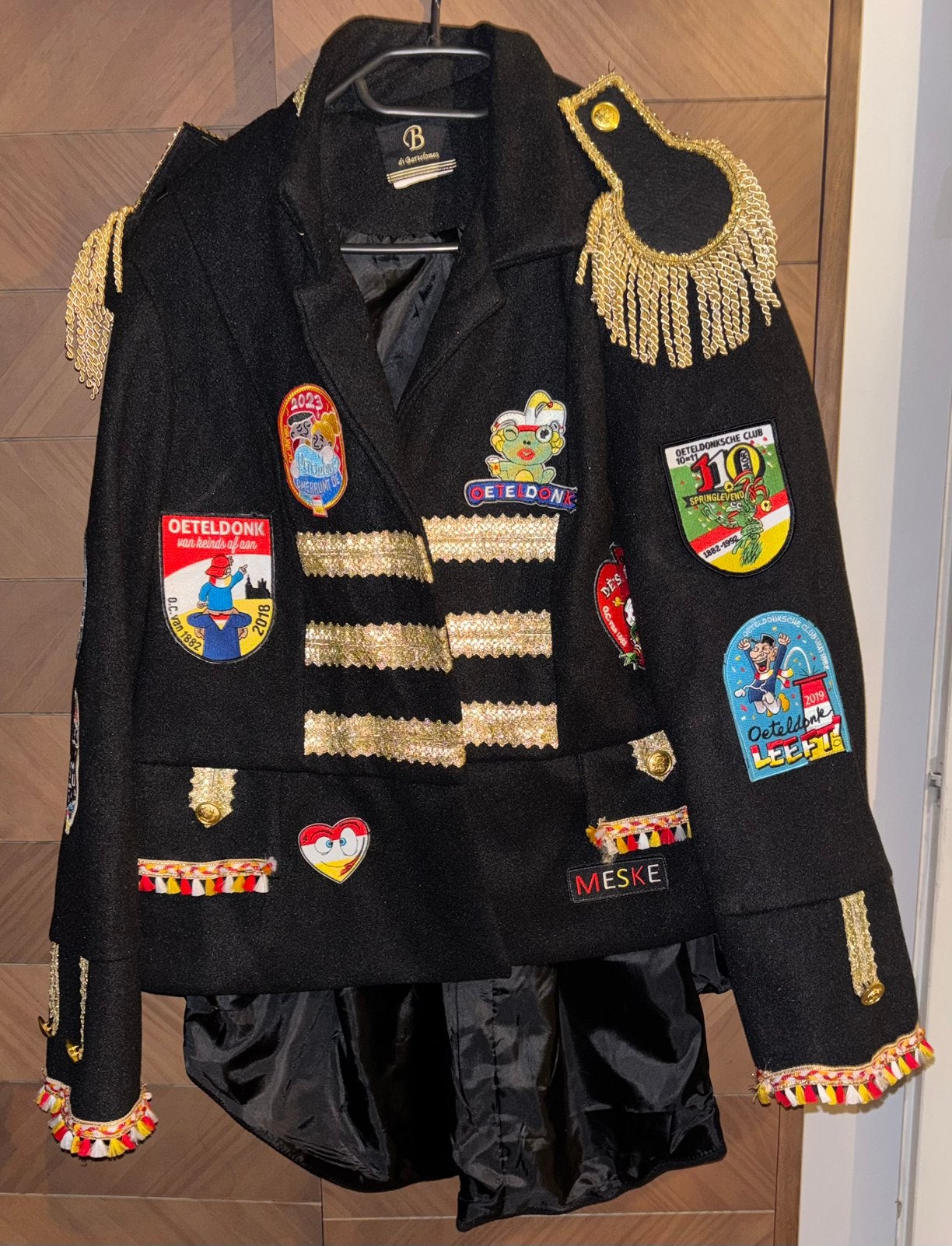 Oeteldonk jasje kant en klaar maat 46, Carnaval, Maat 46/48 (XL) of groter, Ophalen of Verzenden, Zo goed als nieuw