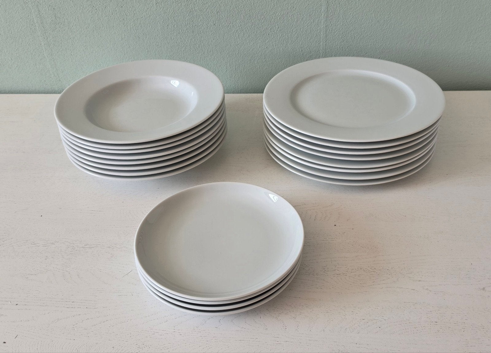 IKEA 365+ Servies set: Borden (20 stuks), Huis en Inrichting, Keuken | Servies, Ophalen, Gebruikt, IKEA, Modern