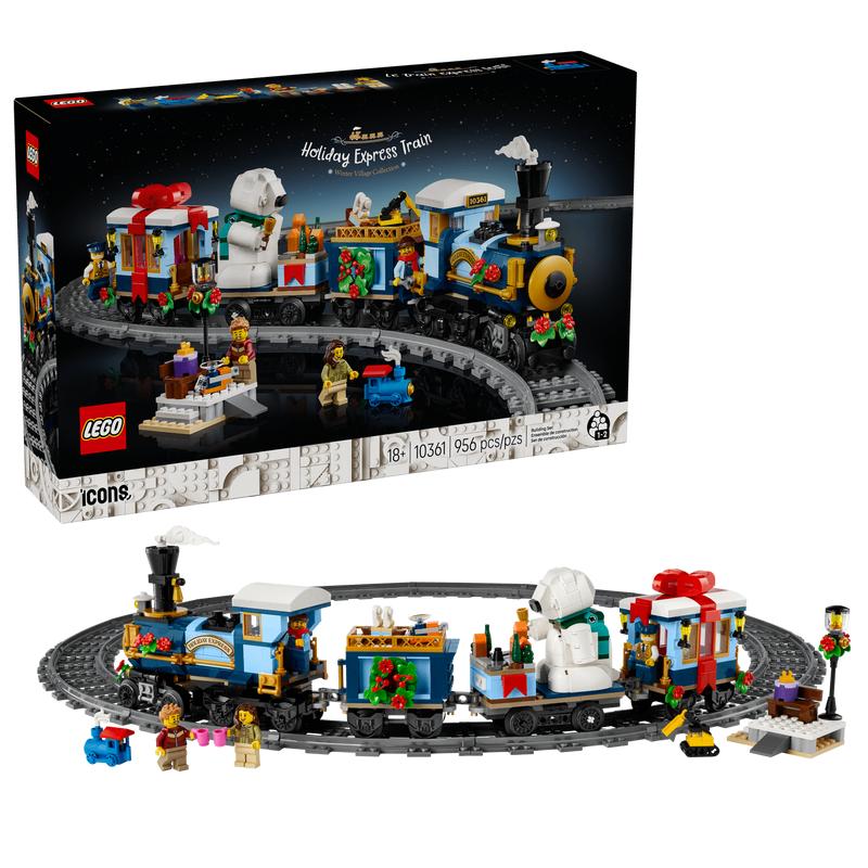 Lego 10361 Kersttrein + 88011 motor + 88009 Hub nw ongeopend, Lego, Nieuw, Ophalen of Verzenden, Complete set