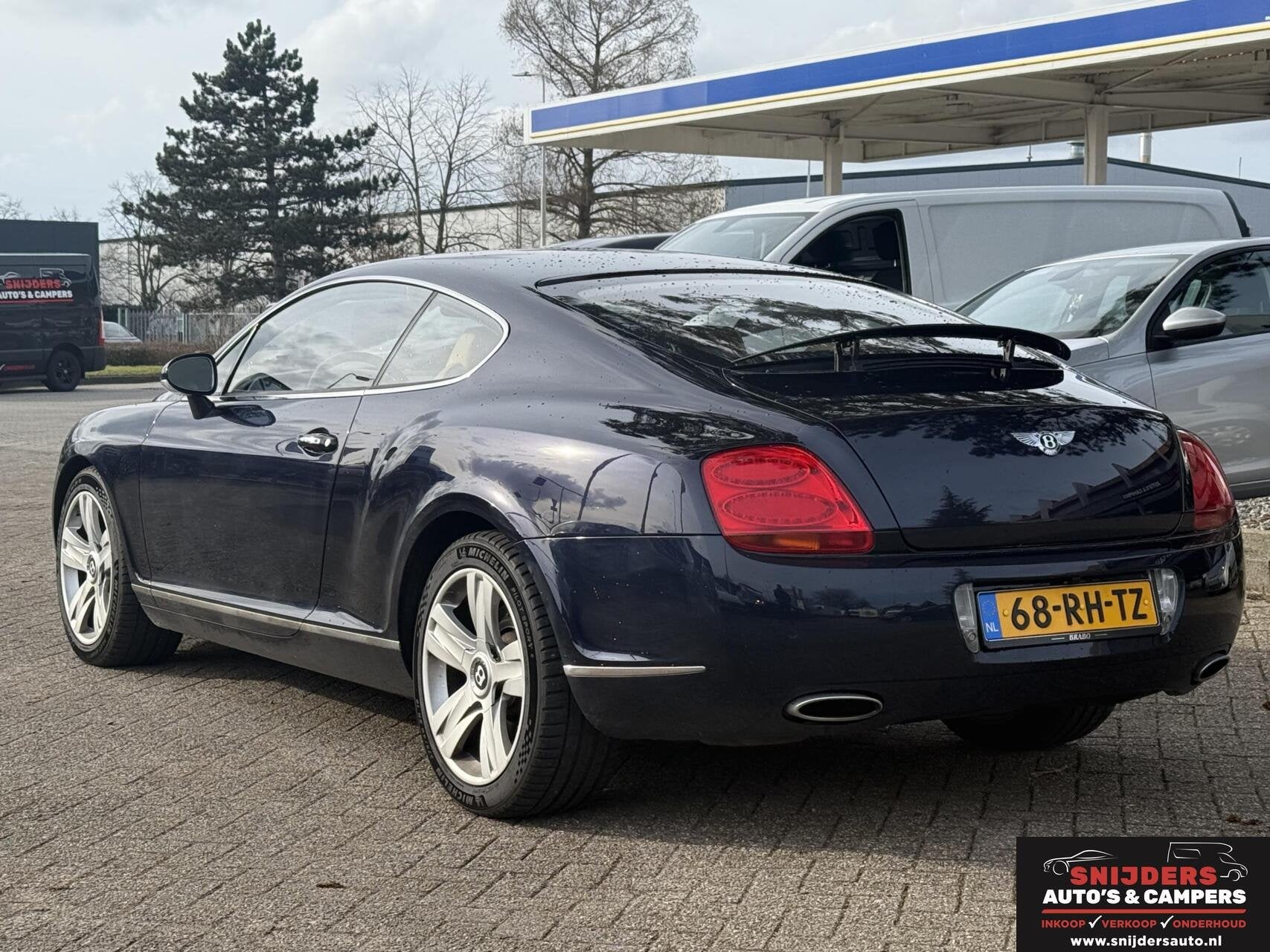 Bentley Continental GT 6.0 W12 in top staat uitstekend onder, Auto's, Gebruikt, Beige, 12 cilinders, Bedrijf