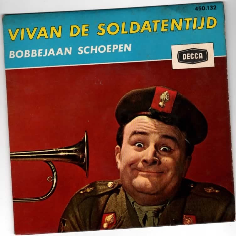 Bobbejaan Schoepen- Vivan de Soldatentijd, Cd's en Dvd's, Verzenden, Zo goed als nieuw, Levenslied of Smartlap, Beschermende buitenhoes