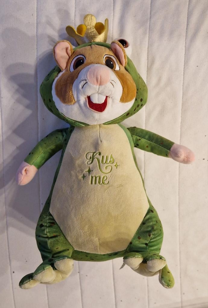 Grote kikkerprins hamster knuffel, Ophalen of Verzenden, Zo goed als nieuw, Overige typen