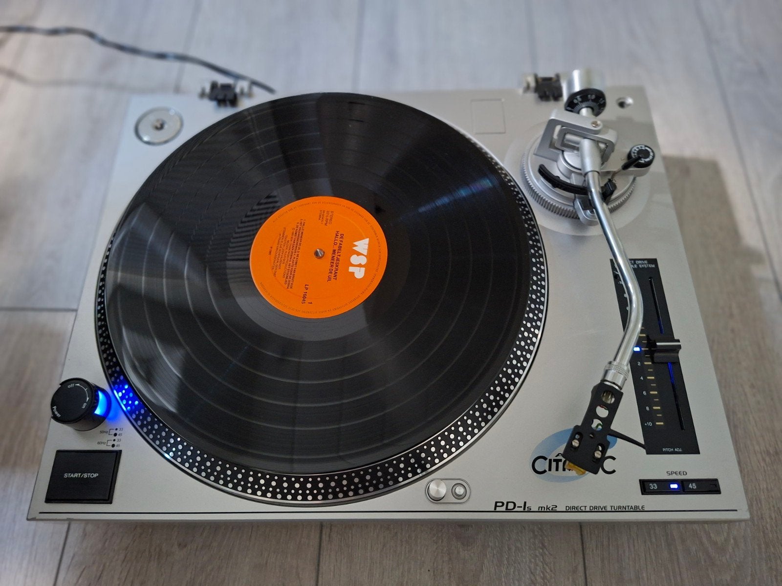 Citronic PD-1s mk2 Direct Drive Turntable, Ophalen, Gebruikt, Overige merken