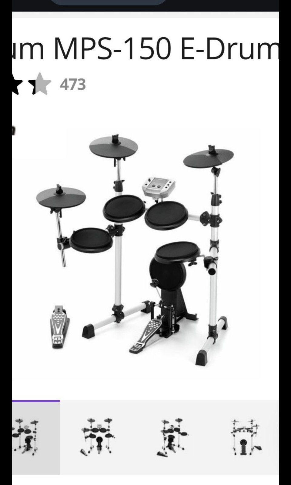 Millenium MPS 150 e-drumset, Ophalen, Zo goed als nieuw, Overige merken
