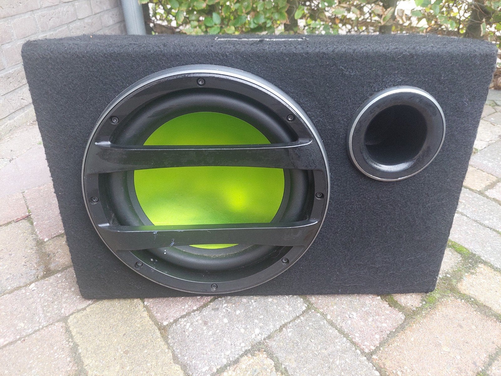 Fusion Subwoofer CS-AW1120 - Krachtige Bass voor Auto, Overige merken, Gebruikt, Ophalen of Verzenden, 120 tot 150 watt