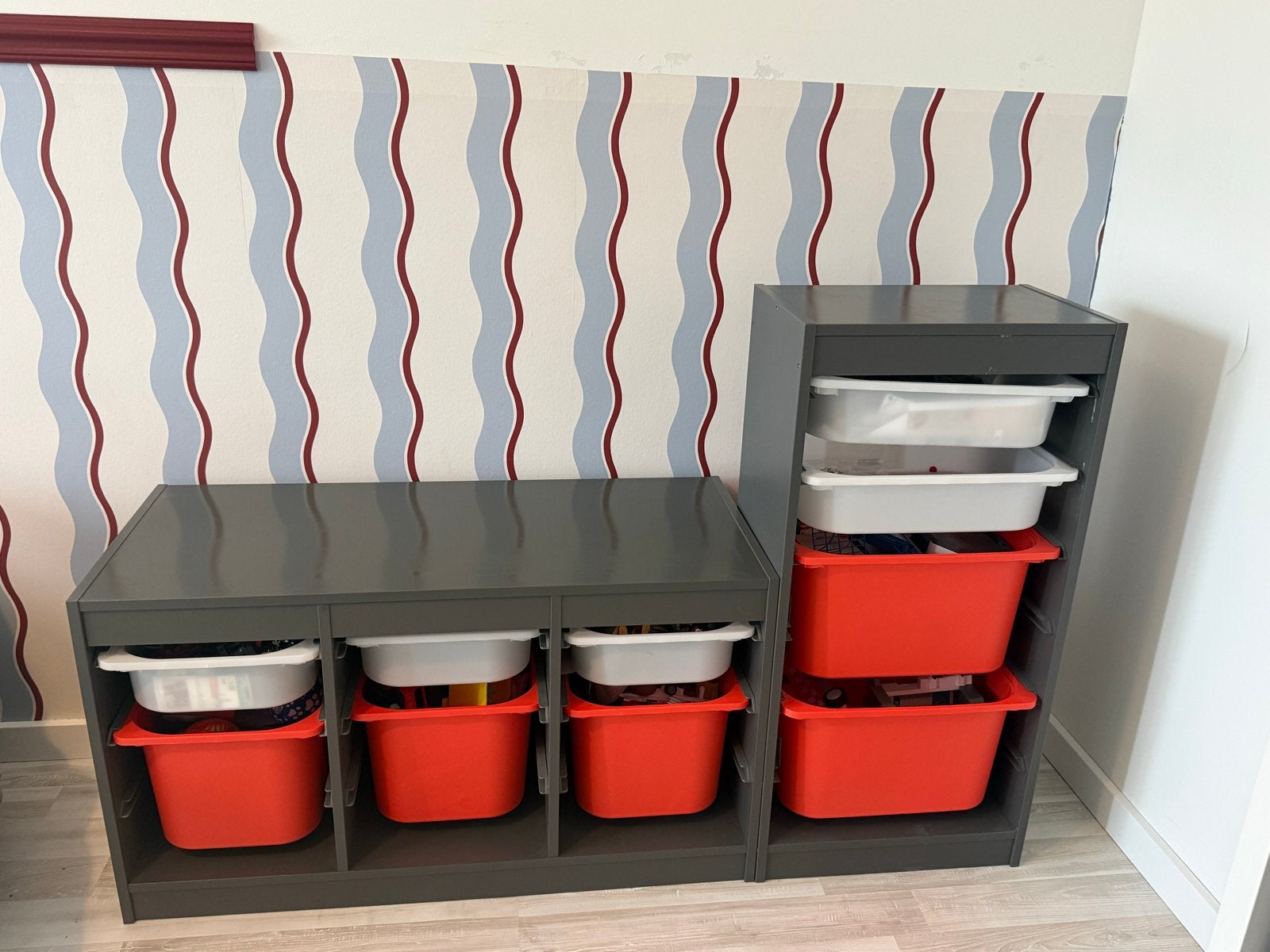 IKEA Trofast opbergkasten met bakken, Ophalen, Zo goed als nieuw