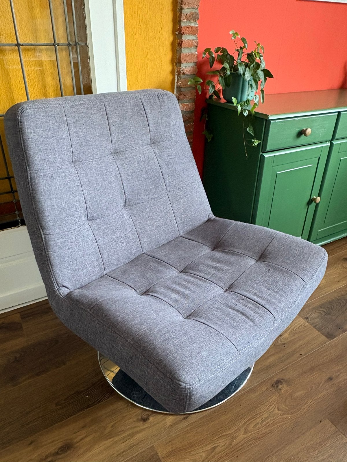 Prachtige draai fauteuil, Ophalen, Zo goed als nieuw, 50 tot 75 cm