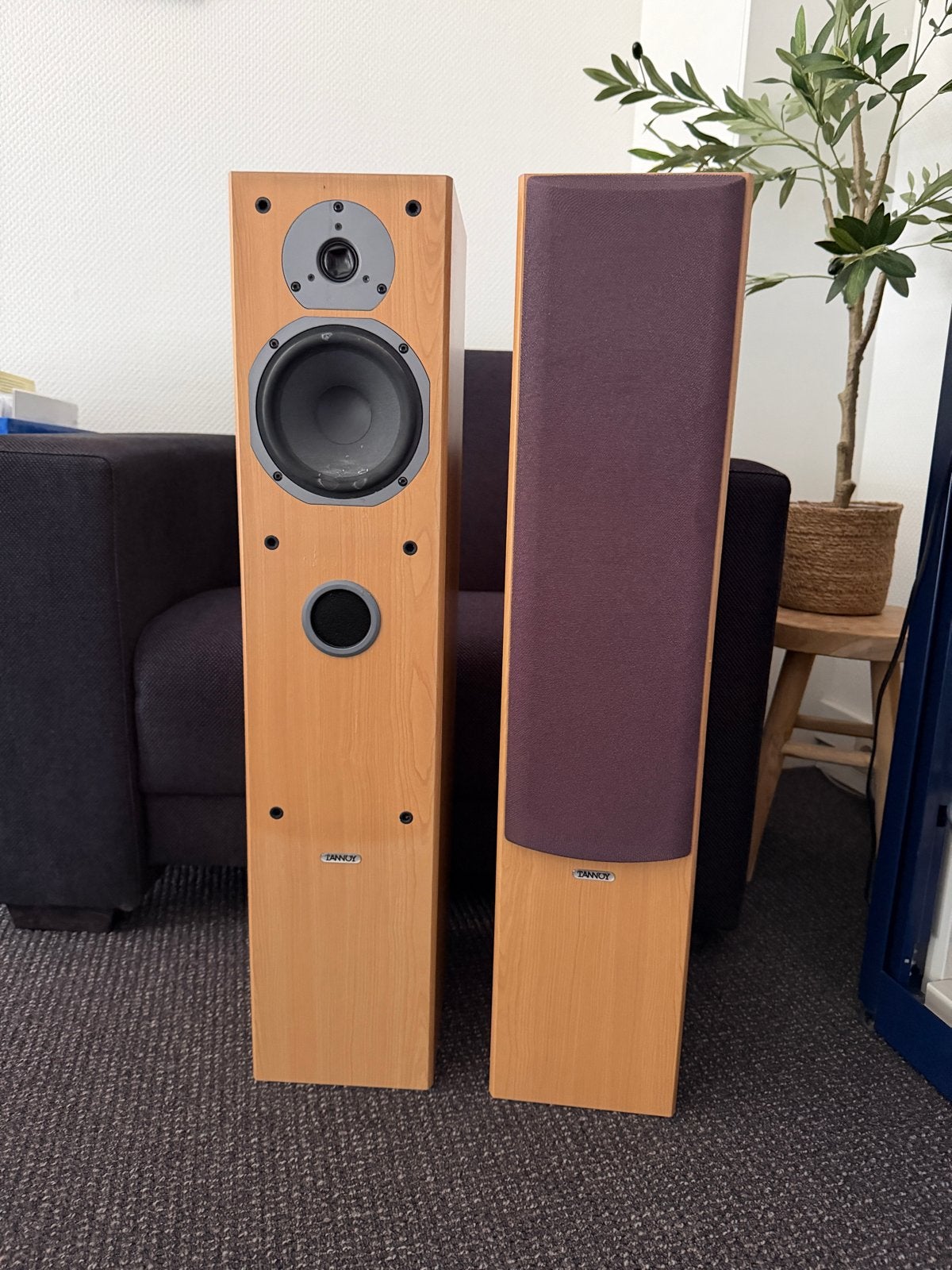 Tannoy Mercury MX3 Vloerstaande Luidsprekers - Cherry, Audio, Tv en Foto, Luidsprekers, Vloerstaande luidspreker, Gebruikt, 60 tot 120 watt