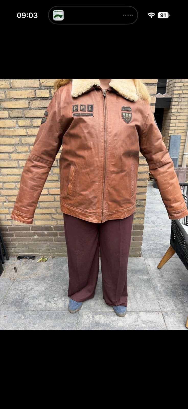 PME Legend Leren Jas met Afneembare Kraag - Maat XXXL, Ophalen of Verzenden, Gedragen, Overige maten, Bruin