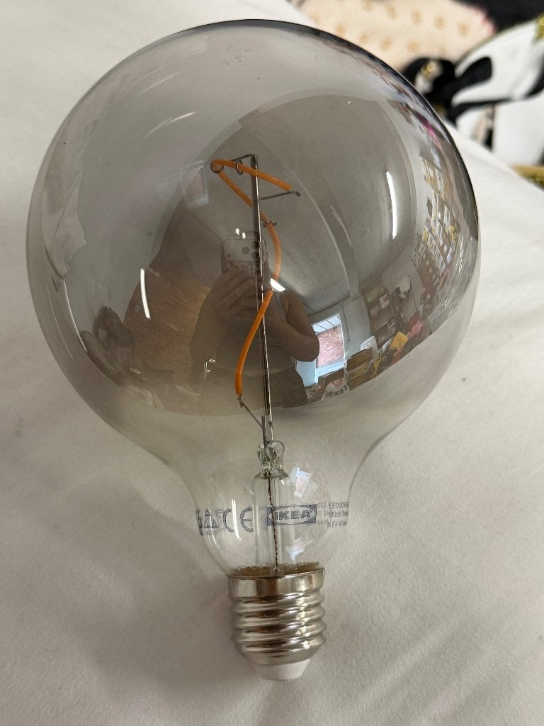 molnart led lamp Ikea, Huis en Inrichting, Lampen | Hanglampen, Nieuw, Glas, Industrieel, E27 (groot)
