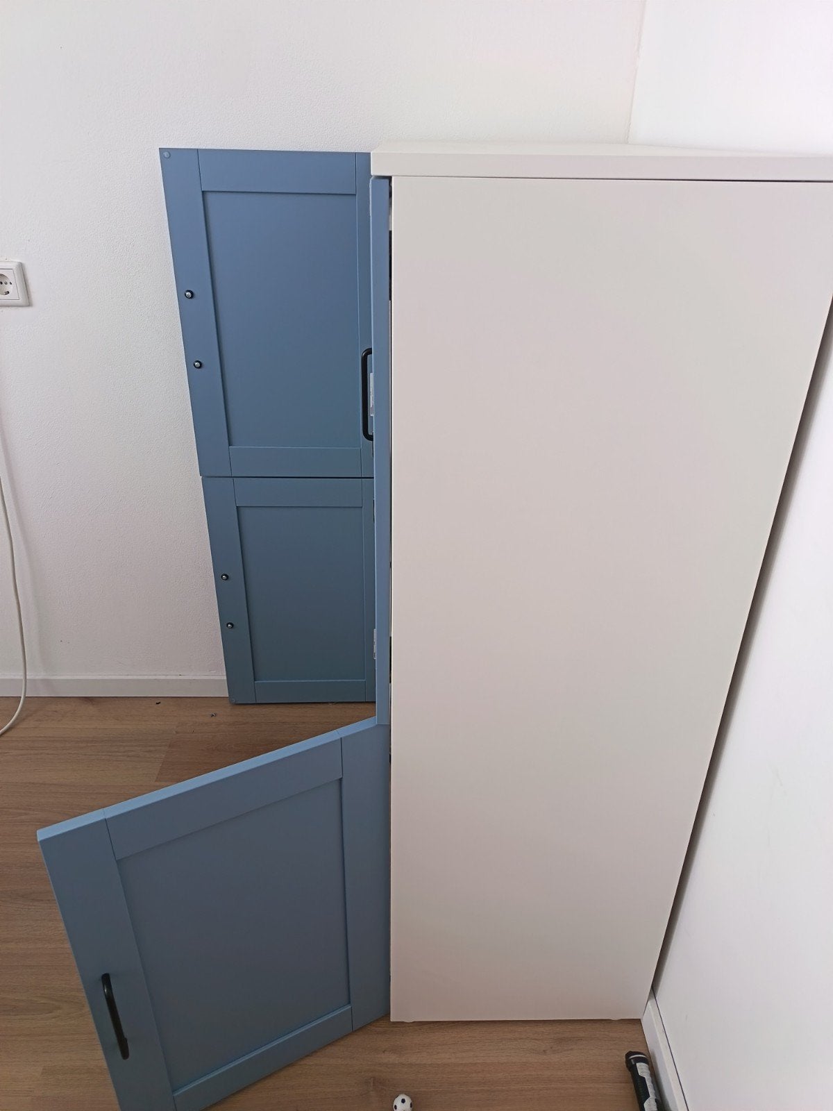 Ikea Stuva / Småstad kast met blauwe deuren, Ophalen, Zo goed als nieuw
