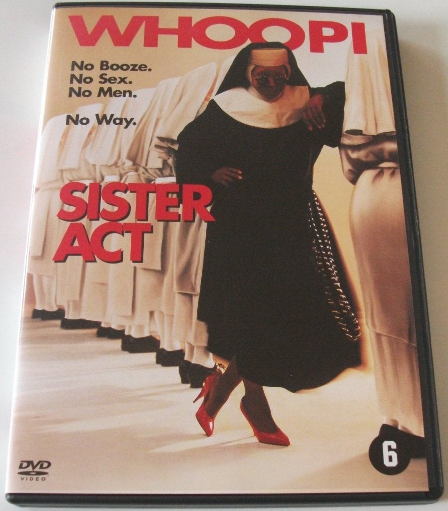 Dvd *** SISTER ACT *** No Sex, No Booze, No Men. No Way!, Cd's en Dvd's, Dvd's | Komedie, Zo goed als nieuw, Overige genres, Vanaf 6 jaar