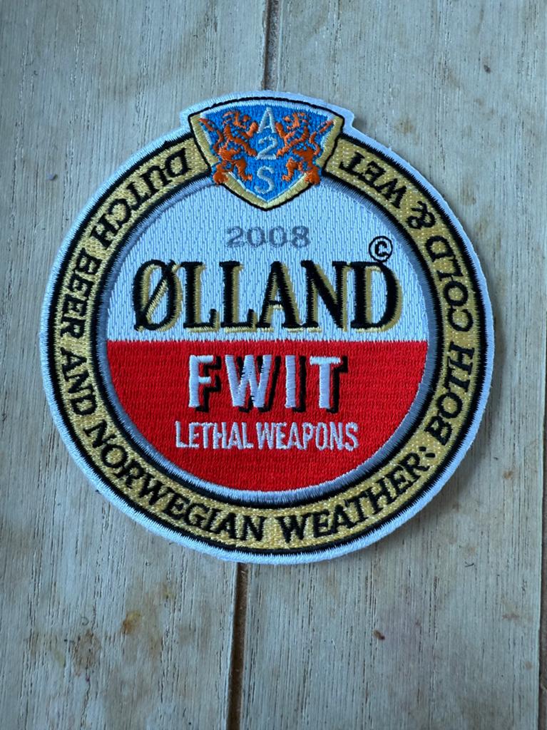 KLU PATCH FWIT F-16 ORLAND, Verzamelen, Verzenden, Zo goed als nieuw, Patch, Badge of Embleem