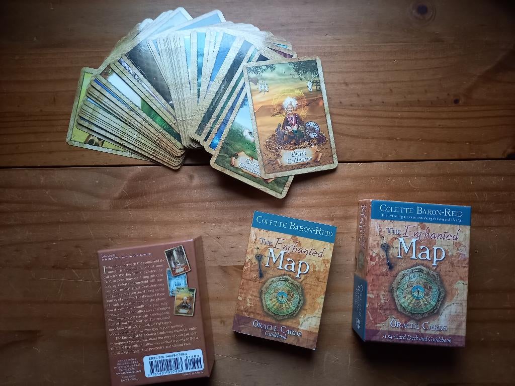 The Enchanted Map Oracle Cards (Colette Baron-Reid), Ophalen of Verzenden, Zo goed als nieuw, Spiritualiteit algemeen, Overige typen