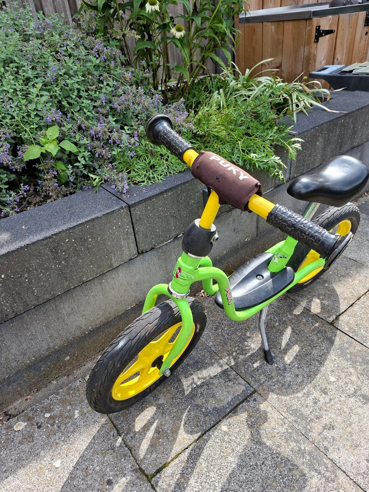 Puky loopfiets groen/geel - gebruikt, Ophalen, Gebruikt, Minder dan 16 inch, Puky