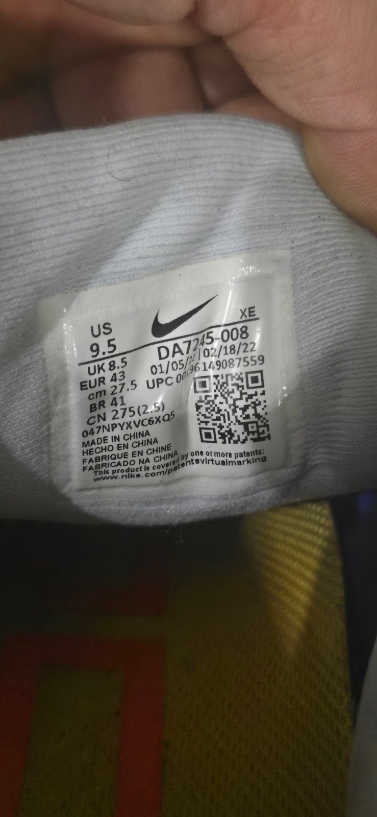 Nike hardloopschoenen maat 43, Wit, Nike, Ophalen of Verzenden, Sneakers of Gympen