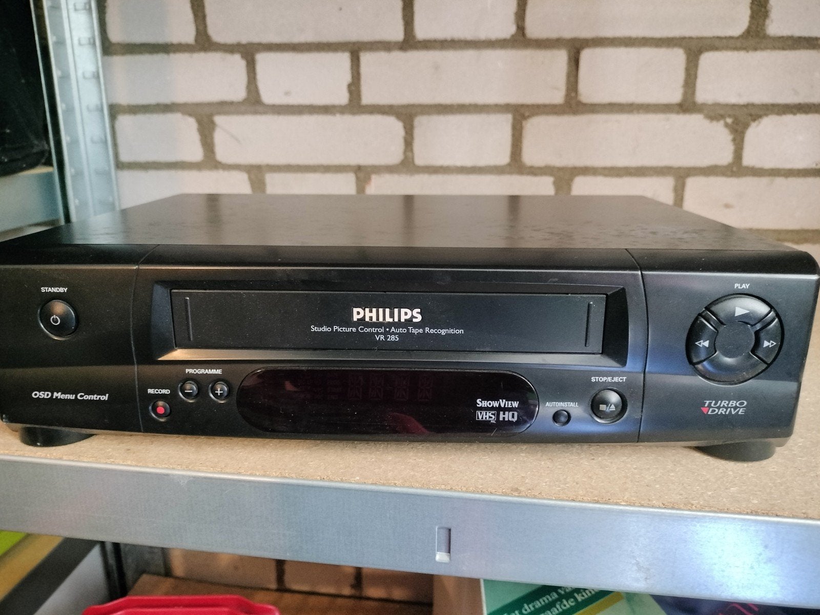 Philips VR 285 VHS-speler - Studio Picture Control, Ophalen of Verzenden, Gebruikt, VHS-speler of -recorder