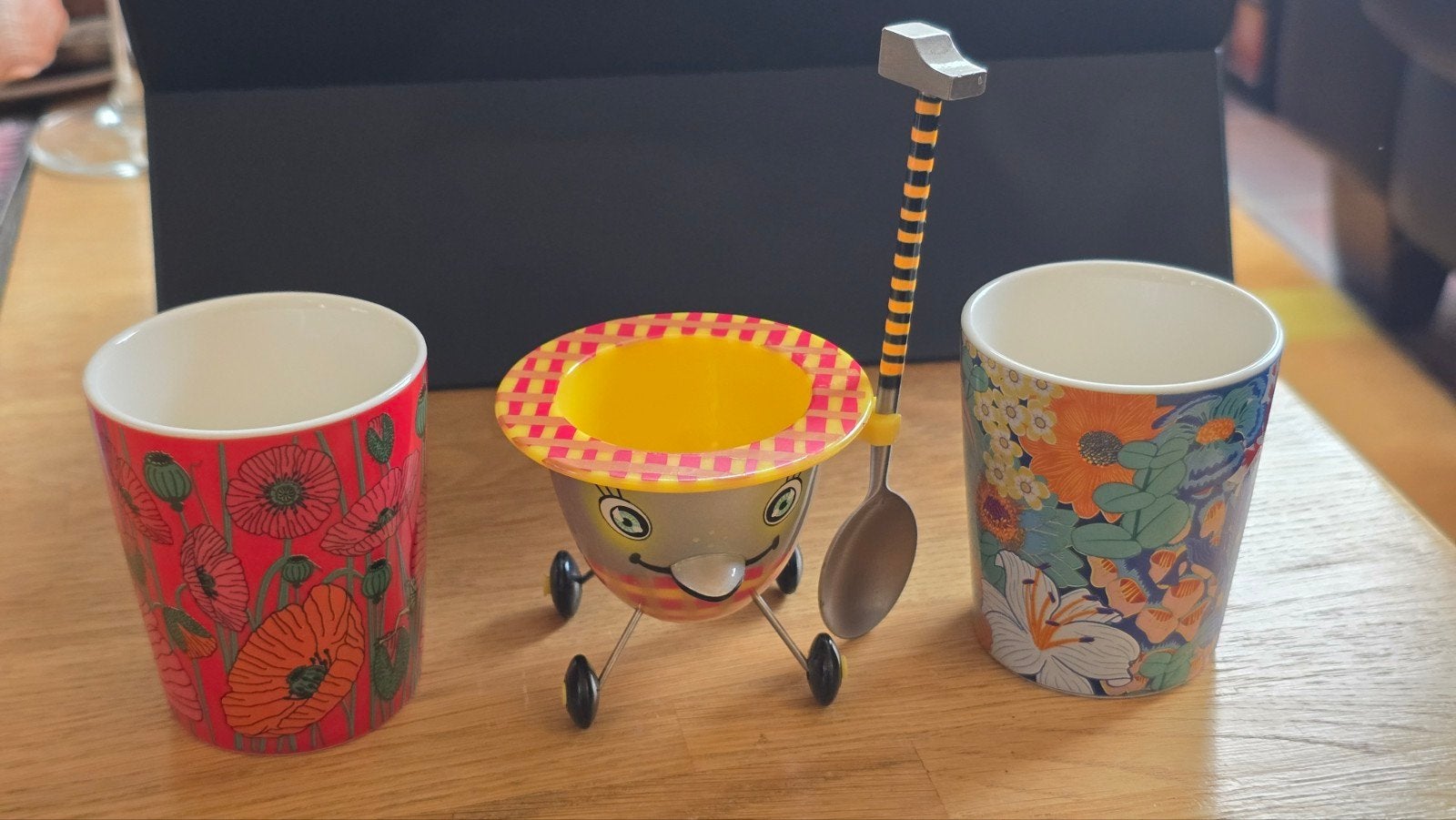 Pylones  eierdopje en 2 Pylones  unieke espresso kopjes, Ophalen, Overige stijlen, Kop(pen) en/of Schotel(s)