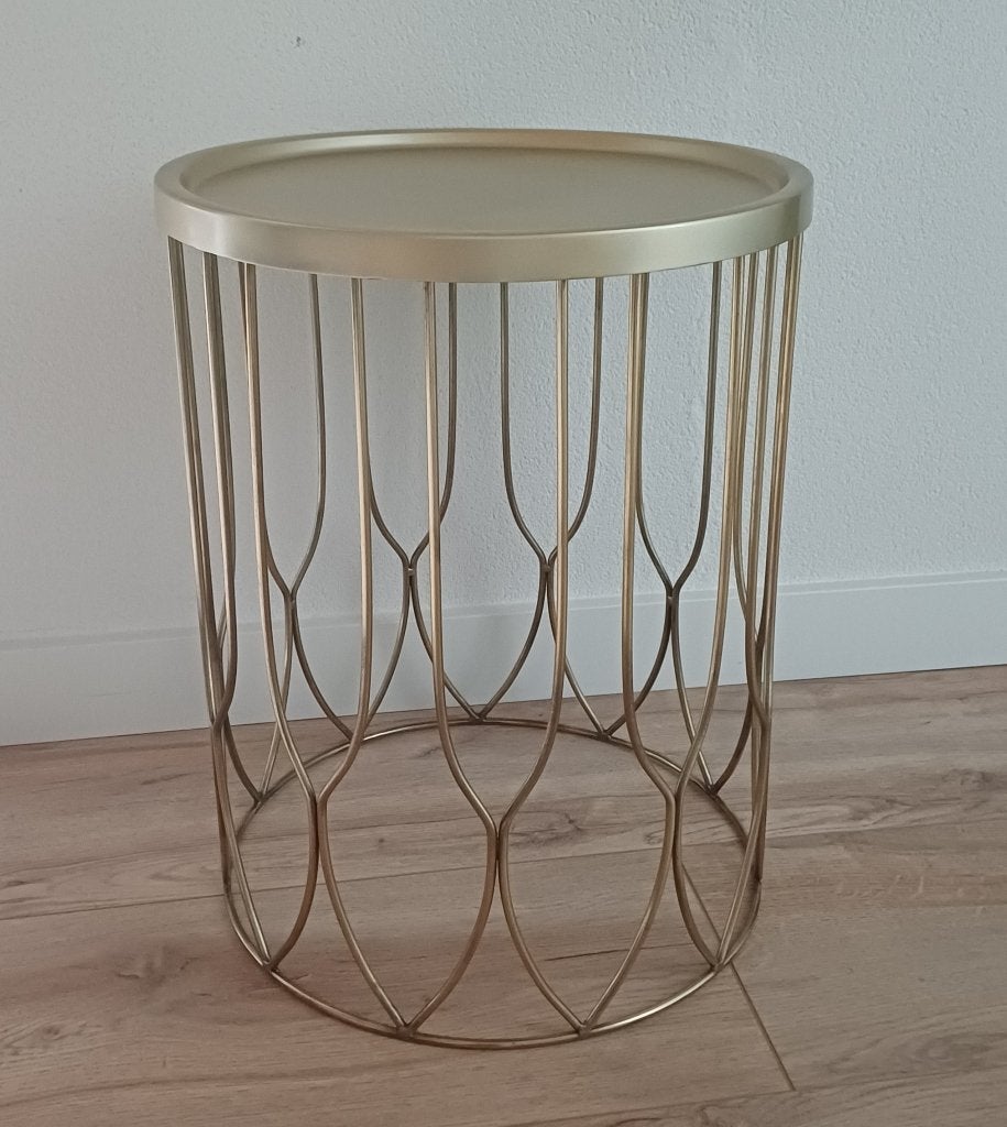 salontafeltje (of 2) Verdi, Huis en Inrichting, Tafels | Salontafels, Ophalen, 50 tot 100 cm, 50 tot 100 cm, Metaal