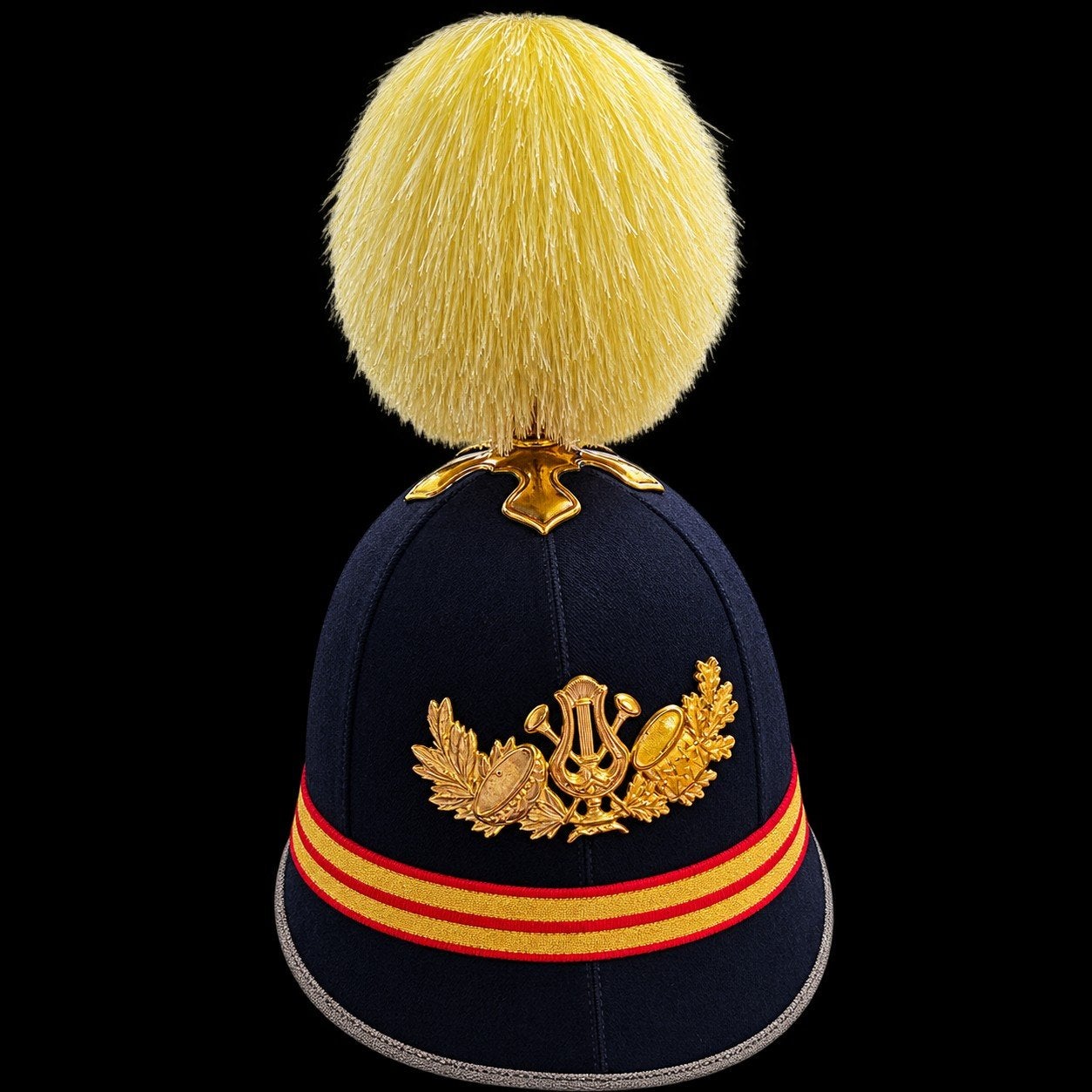 Historische Marine Baret met Pluim en Embleem, Verzamelen, Ophalen of Verzenden, Marine, Overige gebieden, Helm of Baret