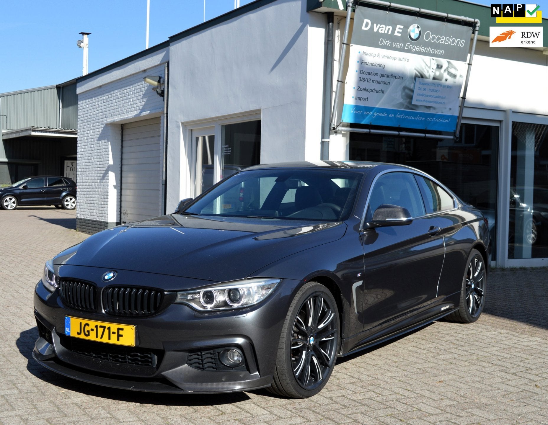 BMW 4-serie Coupé 428i High Executive M-Performance Carbon, Automaat, 745 kg, Achterwielaandrijving, Gebruikt