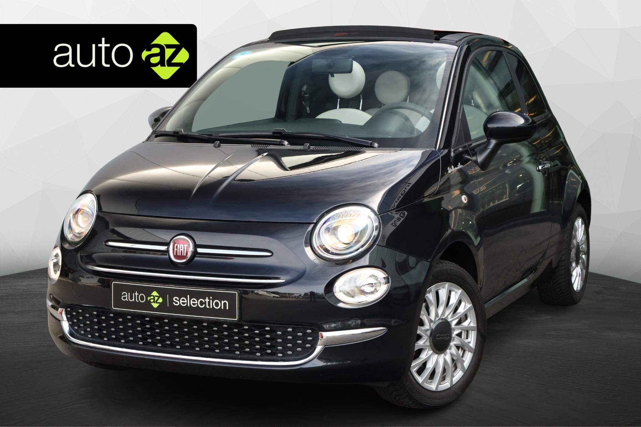 Fiat 500c 1.0 Hybrid Dolcevita / PDC / DAB, Voorwielaandrijving, Stof, Open dak, Cabriolet