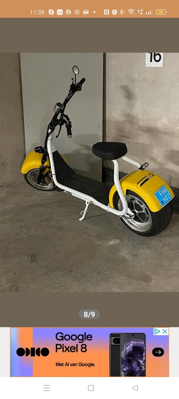City coco Elektrische Scooter, Ophalen of Verzenden, Zo goed als nieuw, Elektrisch, Overige merken