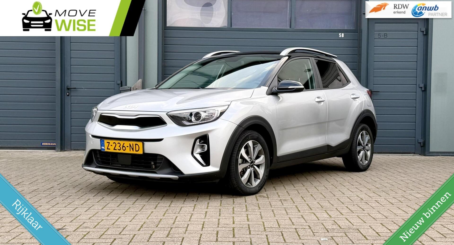 Kia Stonic 1.0 T-GDi MHEV DynamicLine | LAGE KM | 2023 | Hog, Auto's, Voorwielaandrijving, Dealer onderhouden, Gebruikt, 1095 kg