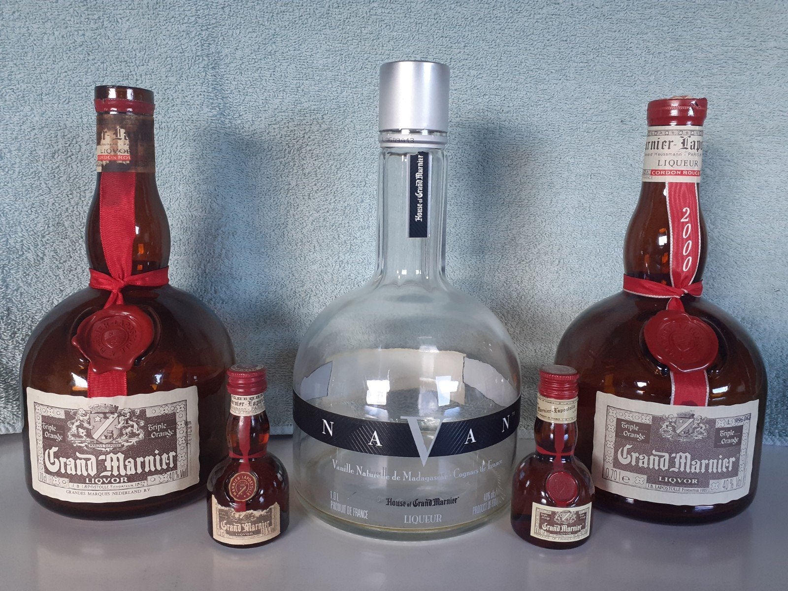 Grand Marnier flessen en Navan fles (leeg), Ophalen of Verzenden, Gebruikt